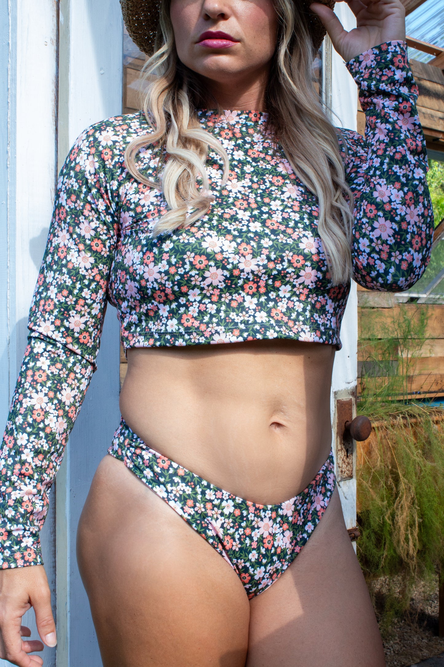 Luna Bottoms: Reversible Peachy Petal/Peach