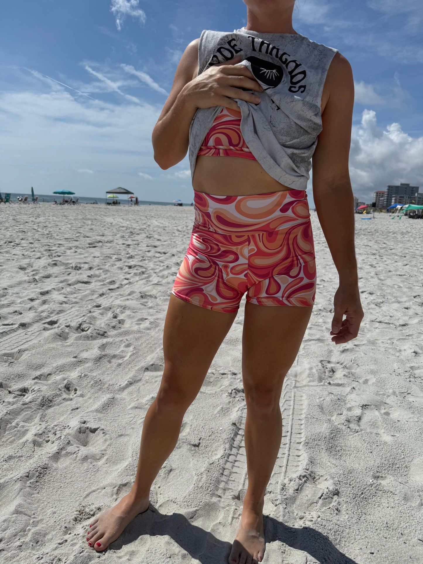High Waisted Spandex Shorts